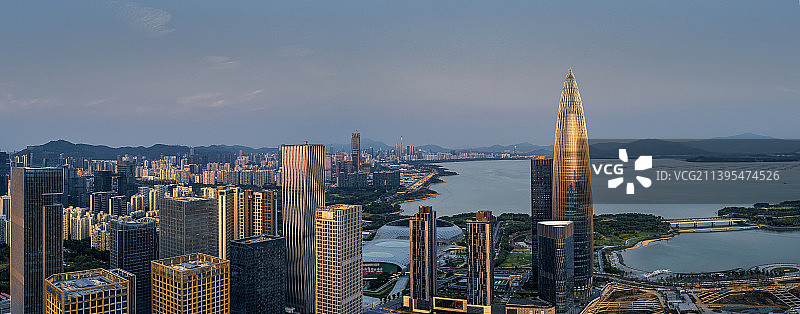 深圳后海天际线图片素材