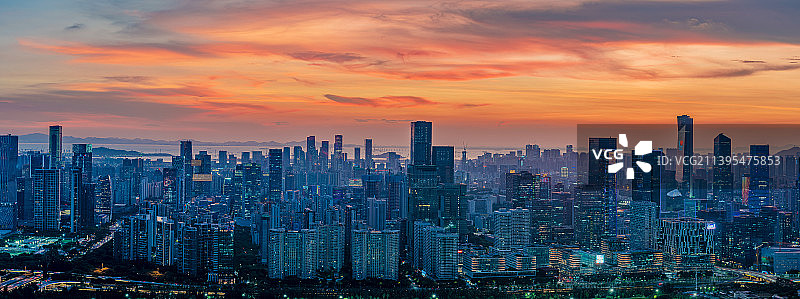 深圳南山科技园全景图片素材