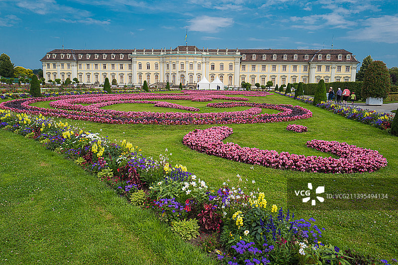 欧洲德国路德维希堡的花园图片素材