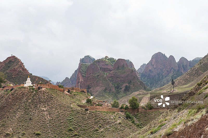 坎布拉国家地质公园的丹霞地貌图片素材