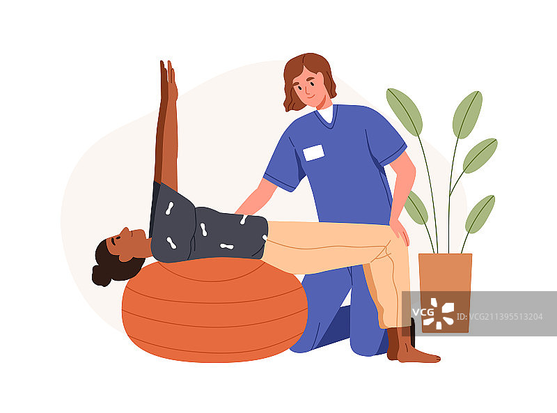 病人康复训练图片素材