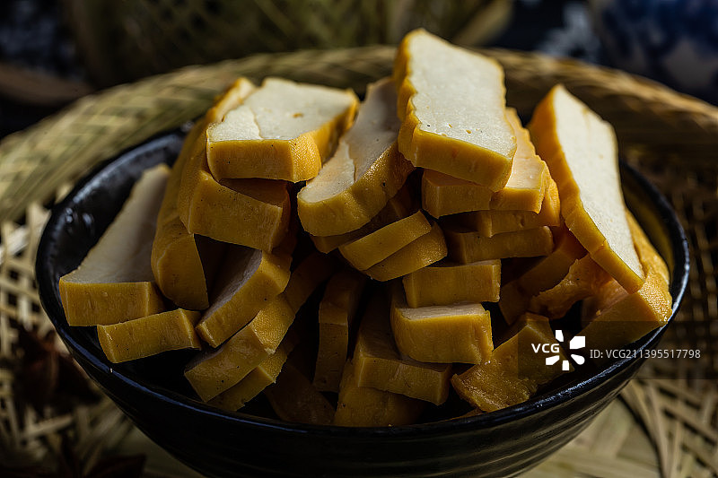 五香豆腐干美食图片素材
