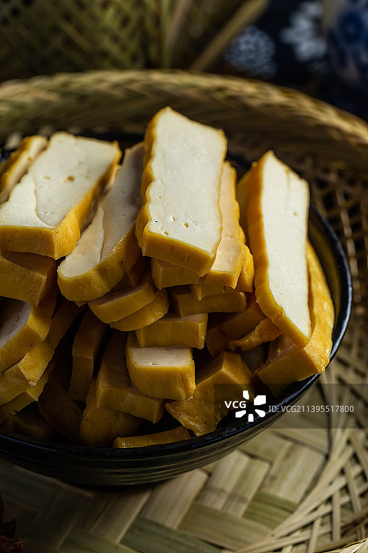 五香豆腐干美食图片素材