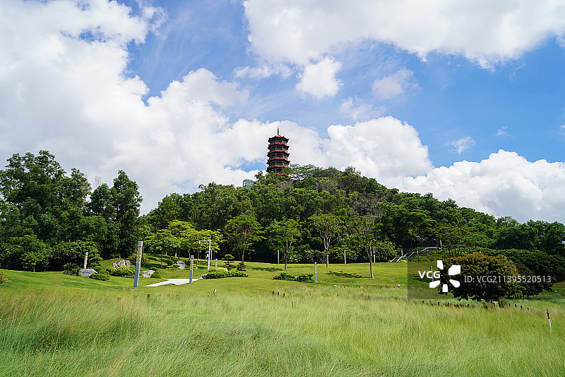 深圳光明区红花山公园图片素材