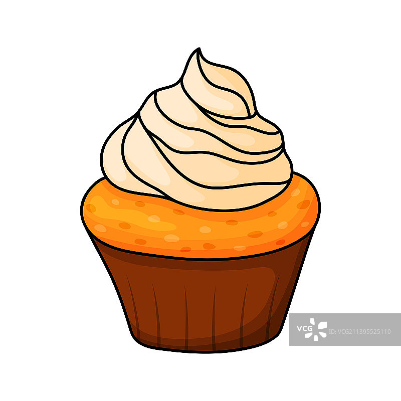 纸杯蛋糕涂鸦设计素材图片素材