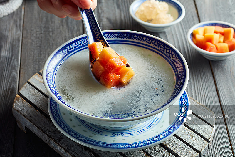 木瓜血燕棷奶图片素材