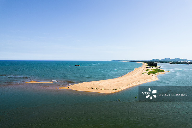 琼海玉带滩图片素材