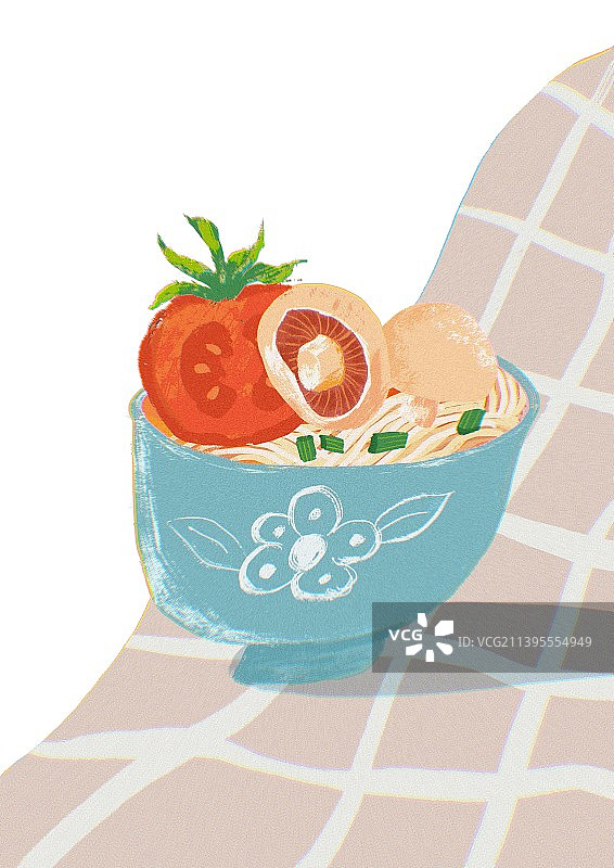 美食插画图片素材