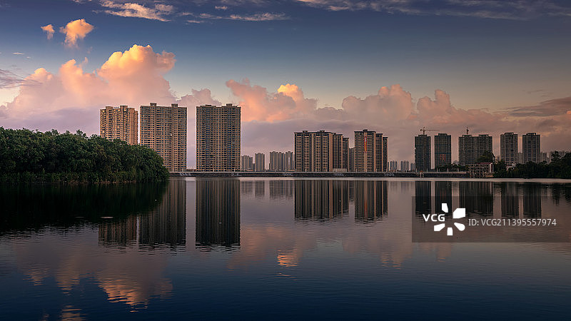 阳江鸳鸯湖风光图片素材