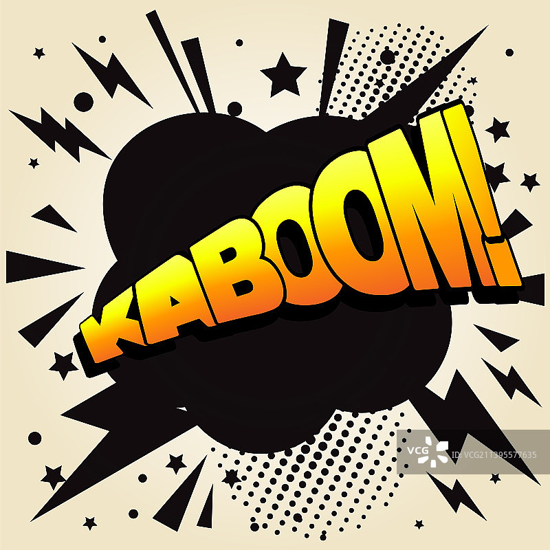 爆炸漫画文字图片素材