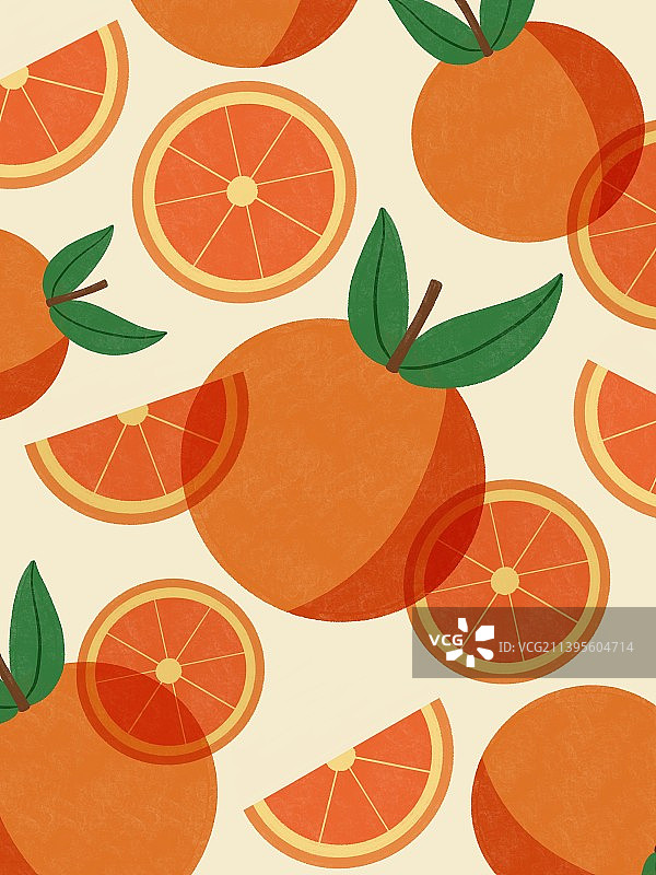 橙子图案图片素材