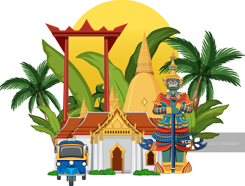 泰国曼谷景点地标图片素材