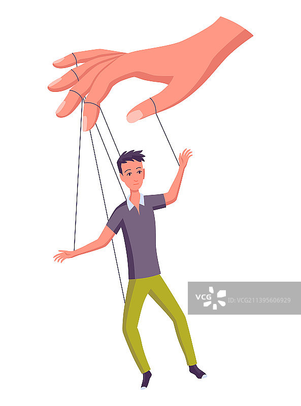 木偶戏：手控木偶商人图片素材