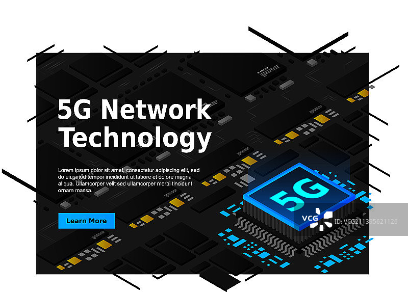 5G网络处理器移动无线互联网图片素材