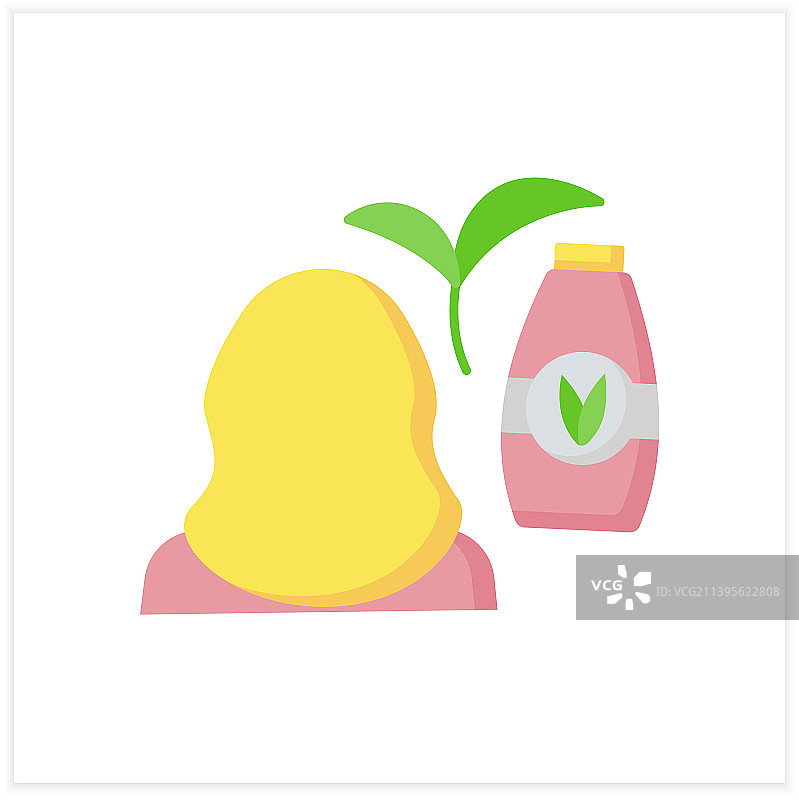 美容扁平图标图片素材