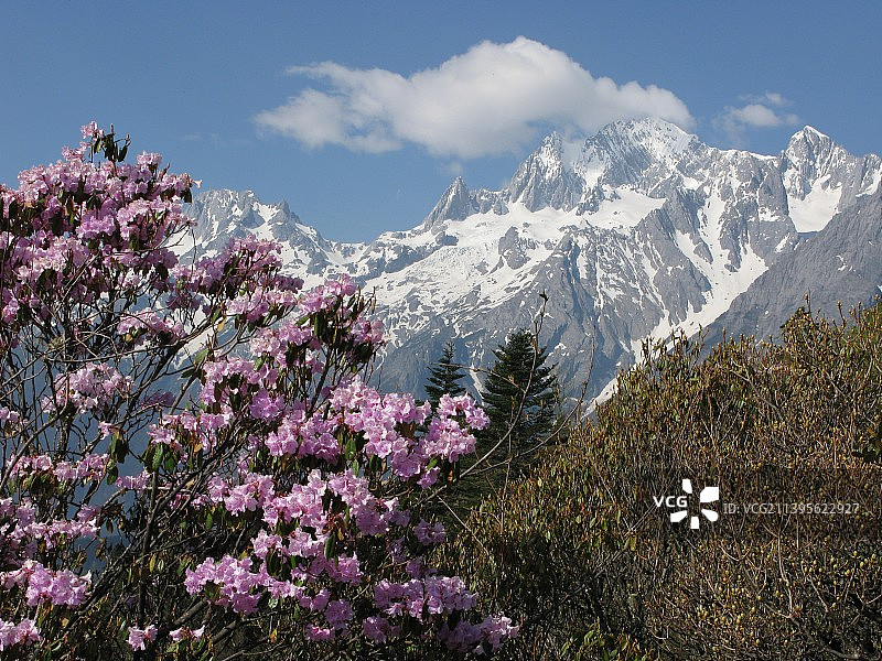 雪山情怀图片素材