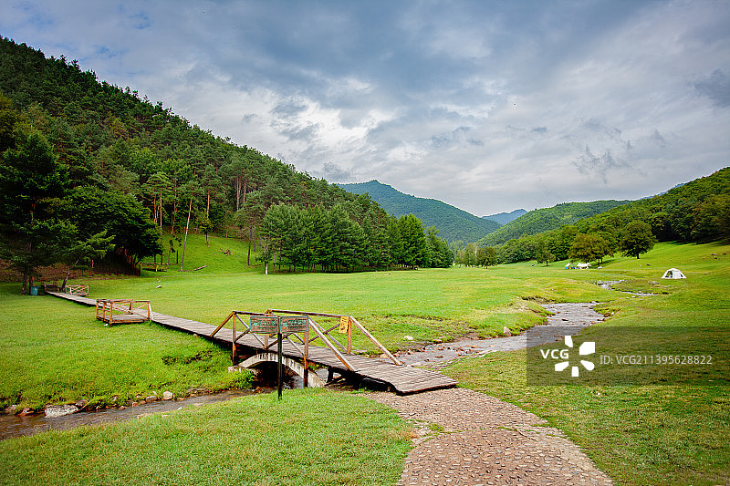 黑龙江省伊春市金山鹿苑图片素材