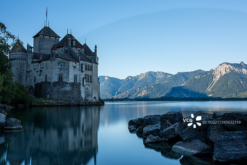 西庸古堡的清晨图片素材