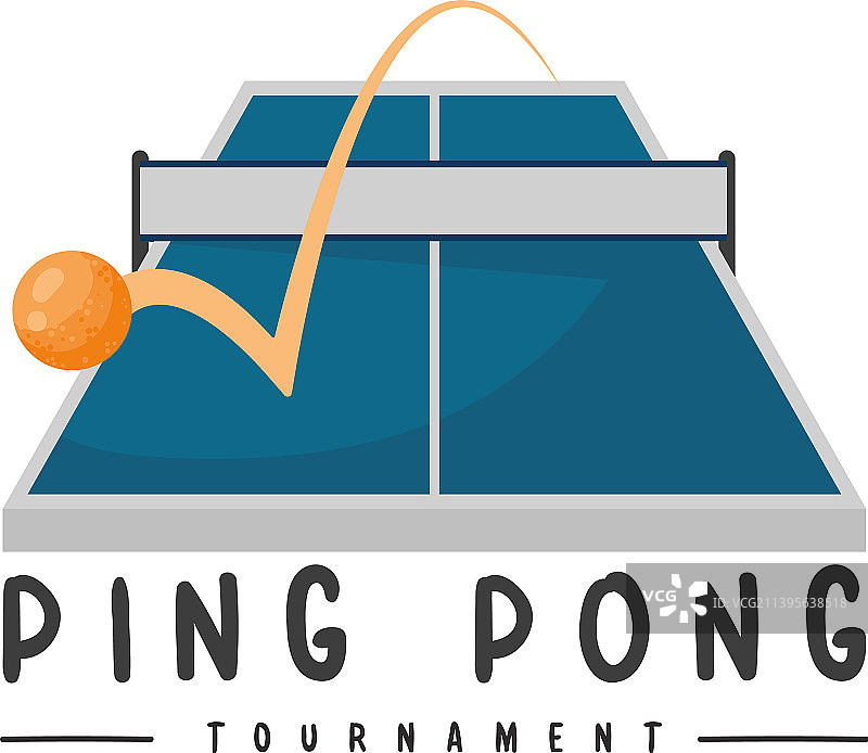 乒乓球桌标签图片素材