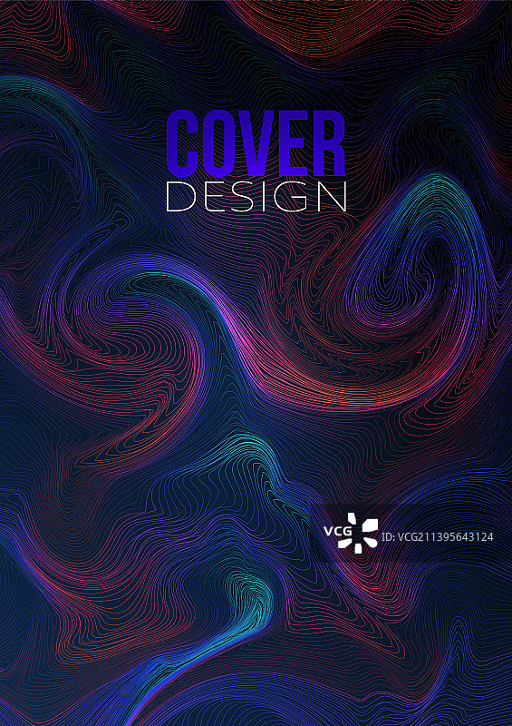 现代彩色封面设计宣传册图片素材