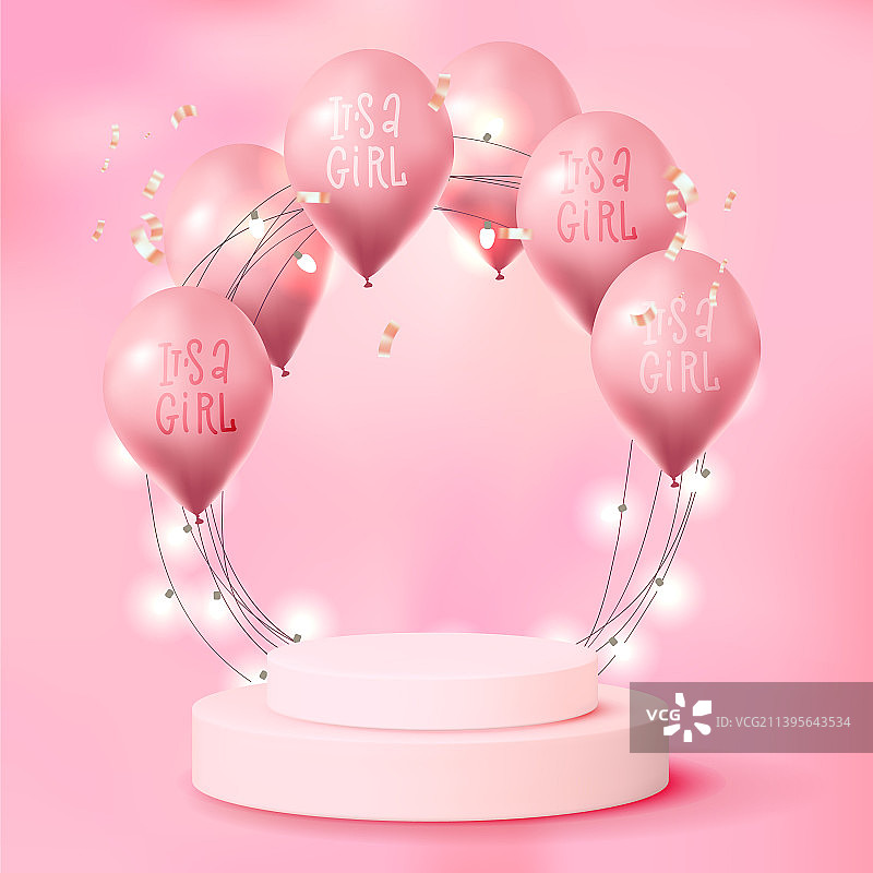 粉色主题3D空间房间图片素材