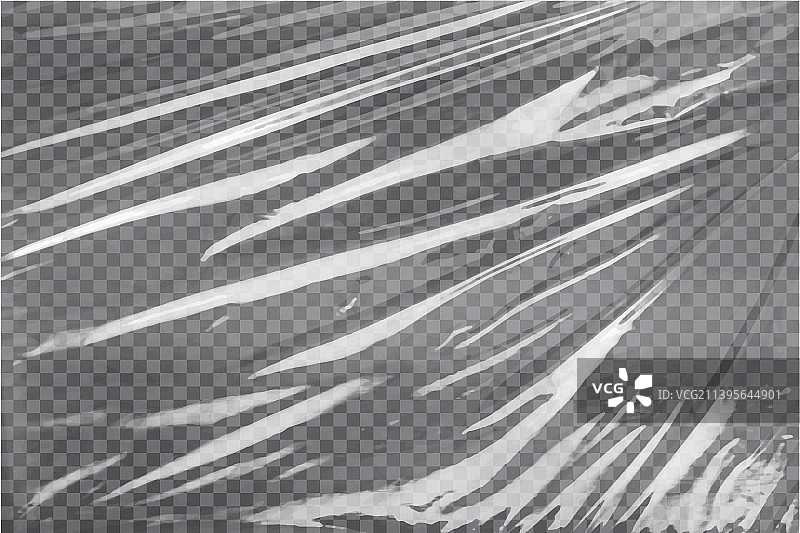 拉伸覆盖的逼真塑料包装纹理图片素材