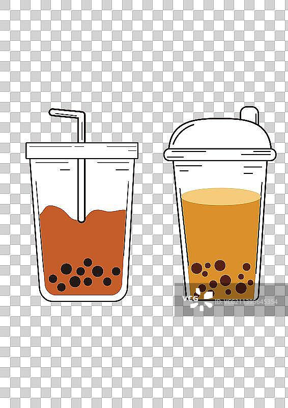 秋天的第一杯奶茶图片素材