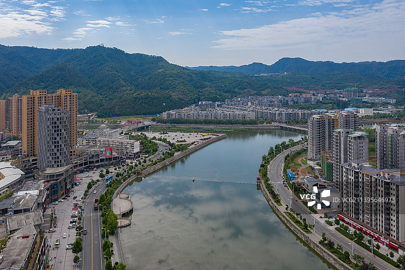 十堰郧西县城图片素材