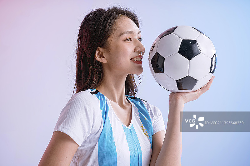 快乐的足球宝贝图片素材