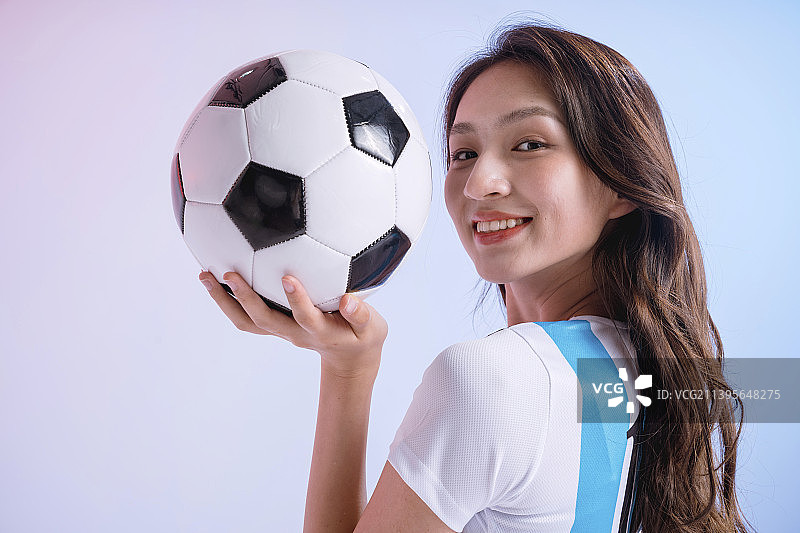 快乐的足球宝贝图片素材