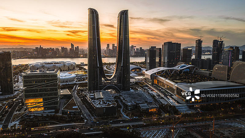 杭州之门图片素材