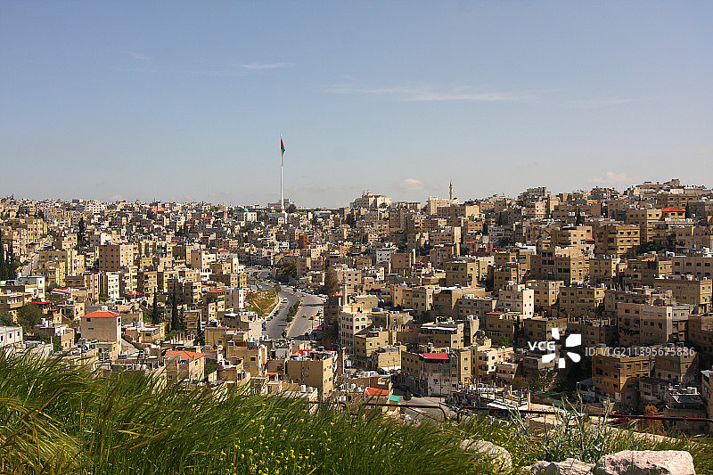 安曼城堡山远眺图片素材