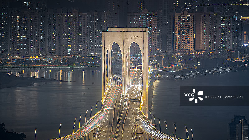 澳门西湾大桥图片素材