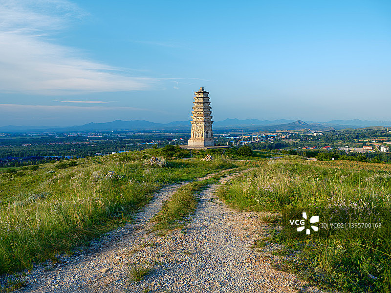 内蒙古赤峰市巴林左旗辽上京南塔风光图片素材
