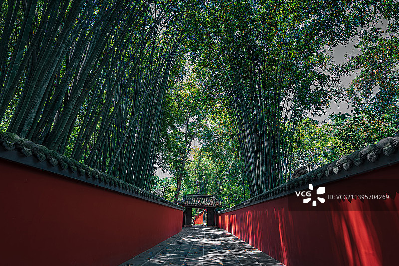 成都杜甫草堂图片素材