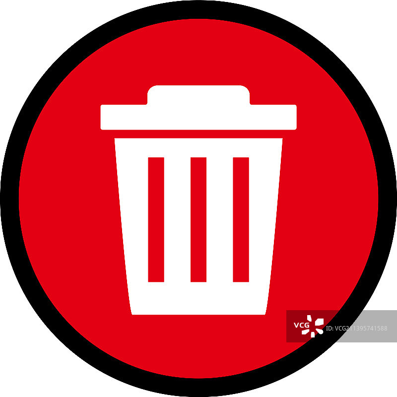 用于表达删除等的垃圾桶图标图片素材