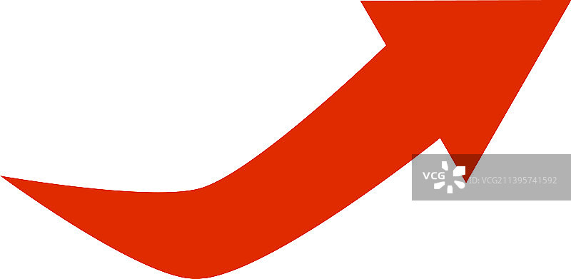 红色箭头上升图标图片素材