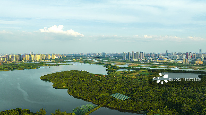 湖北武汉黄陂区盘龙城住宅生活圈图片素材
