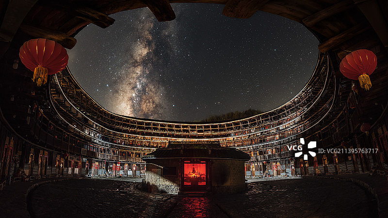 福建南靖土楼风光图片素材