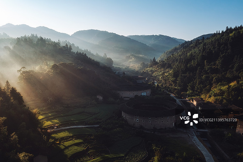 福建南靖土楼风光图片素材