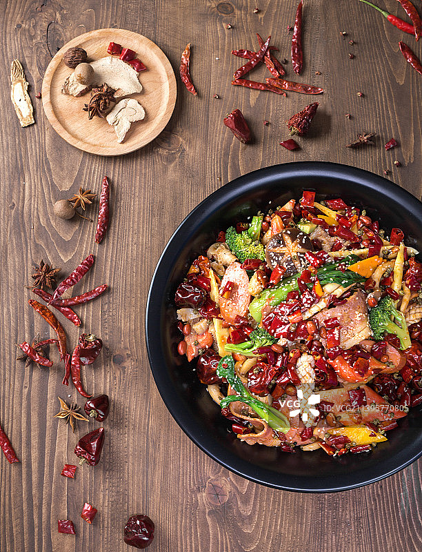 香渝麻辣香锅图片素材