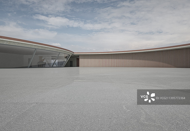 建筑空间_走廊_汽车广告背景图图片素材