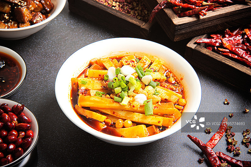 红油凉粉图片素材