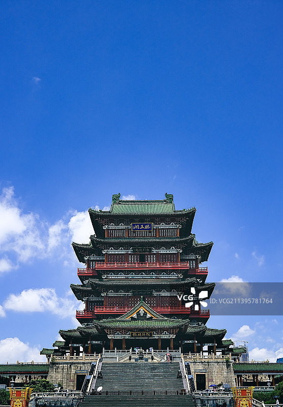 夏季的滕王阁图片素材