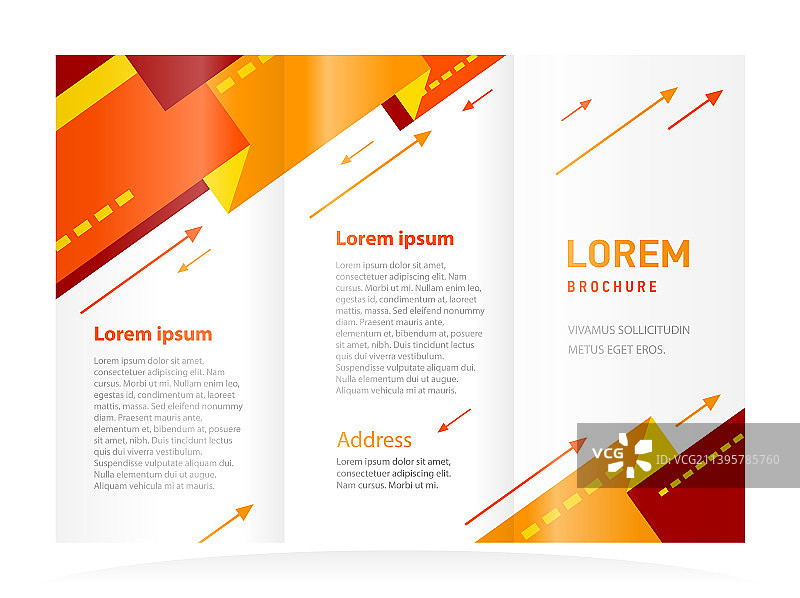 三折设计模板封面图片素材