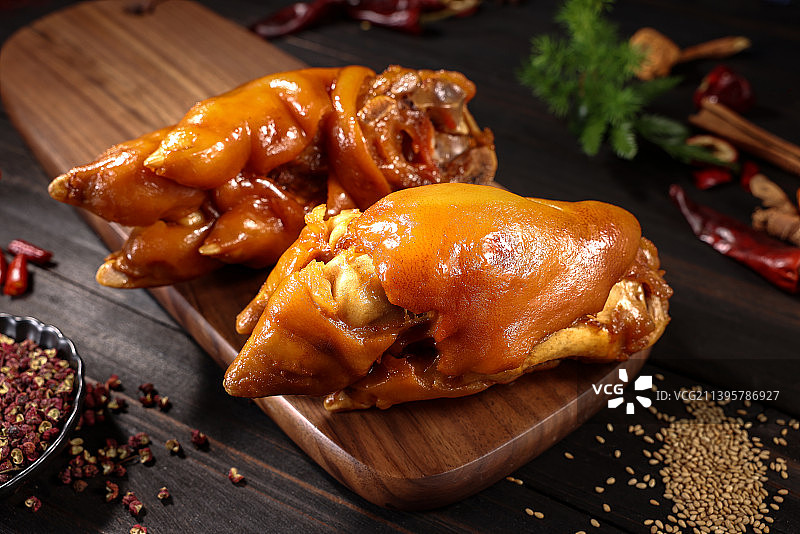 卤猪蹄图片素材