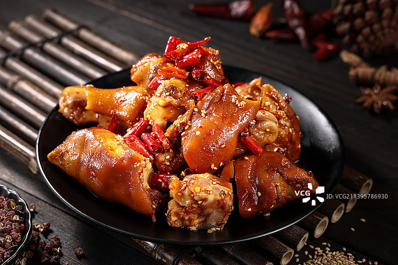 卤猪蹄图片素材