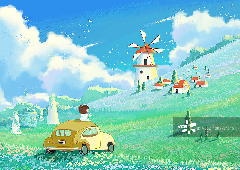 让心灵放松图片素材