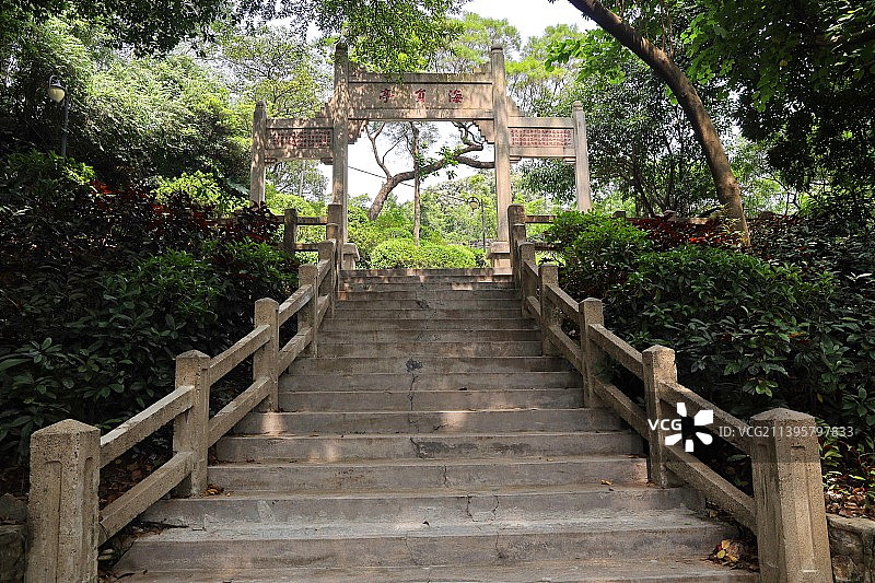 广州越秀公园海员亭图片素材