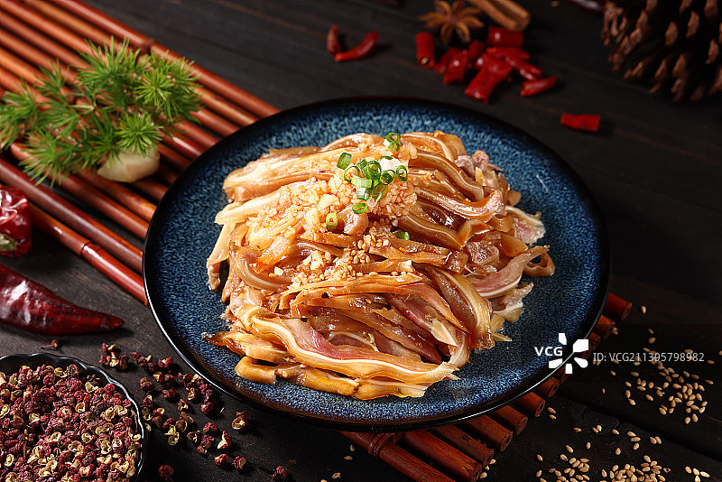 卤猪耳朵图片素材